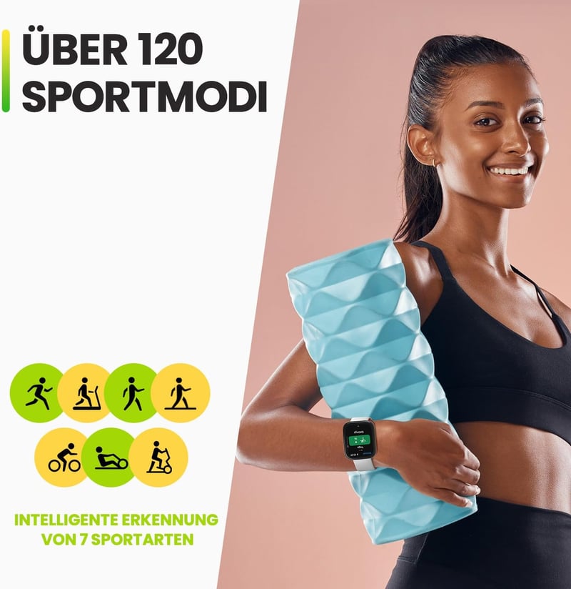 Amazfit Bip 5 46mm Okosóra GPS, 120 Sportmód, Szívritmus és SpO2 Monitor, 10 Napos Akkumulátor - White, Bip 5