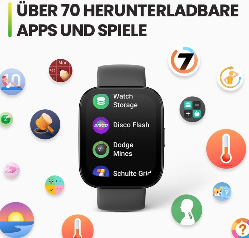 Amazfit Bip 5 46mm Okosóra GPS, 120 Sportmód, Szívritmus és SpO2 Monitor, 10 Napos Akkumulátor - White, Bip 5