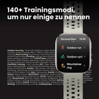 Amazfit Bip 6 okosóra 46mm, 14 napos akkumulátor, AMOLED kijelző, GPS, 140+ sportmód, vízálló - stone 3