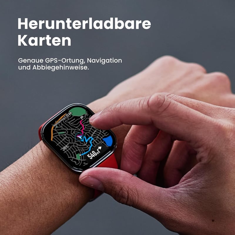 Amazfit Bip 6 okosóra 46mm, 14 napos akkumulátor, AMOLED kijelző, GPS, 140+ sportmód, vízálló - stone