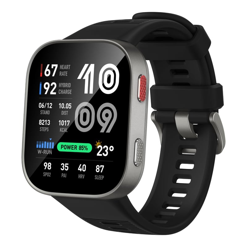 Inteligentné hodinky Amazfit Bip Max 50 mm, 2,07" AMOLED displej, 20-dňová výdrž batérie, GPS, 4 GB pamäť, offline mapy, 150+ športových režimov, HYROX, 5ATM, Android a iPhone