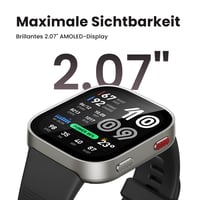 Inteligentné hodinky Amazfit Bip Max 50 mm, 2,07" AMOLED displej, GPS, 4 GB, offline mapy, 150+ športových režimov, 5ATM — bez nabíjacieho kábla (stav: pozri 2. obrázok) 4