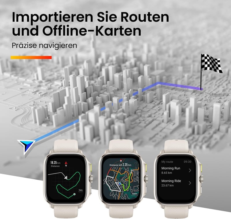 Amazfit Cheetah futóóra GPS navigációval, szívritmus monitorral és offline térképekkel - Cheetah Square
