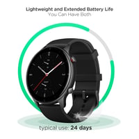 Inteligentné hodinky Amazfit GTR 2e čierne – GPS, 1,39" AMOLED displej, 90 športových režimov, meranie SpO2 a tepu, 24-dňová výdrž batérie, pre mužov aj ženy 6