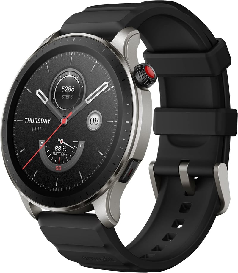 Inteligentné hodinky Amazfit GTR 4 - čierne