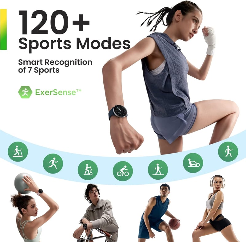 Amazfit GTR Mini 43mm Okosóra GPS Pulzusmérővel, 120+ Sportmód, 14 Napos Akkumulátor - black, GTR Mini