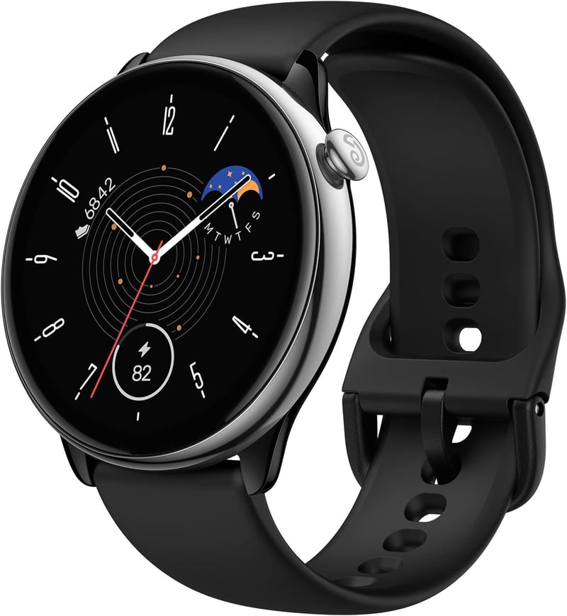 Amazfit GTR Mini 43mm Okosóra GPS Pulzusmérővel, 120+ Sportmód, 14 Napos Akkumulátor - black, GTR Mini