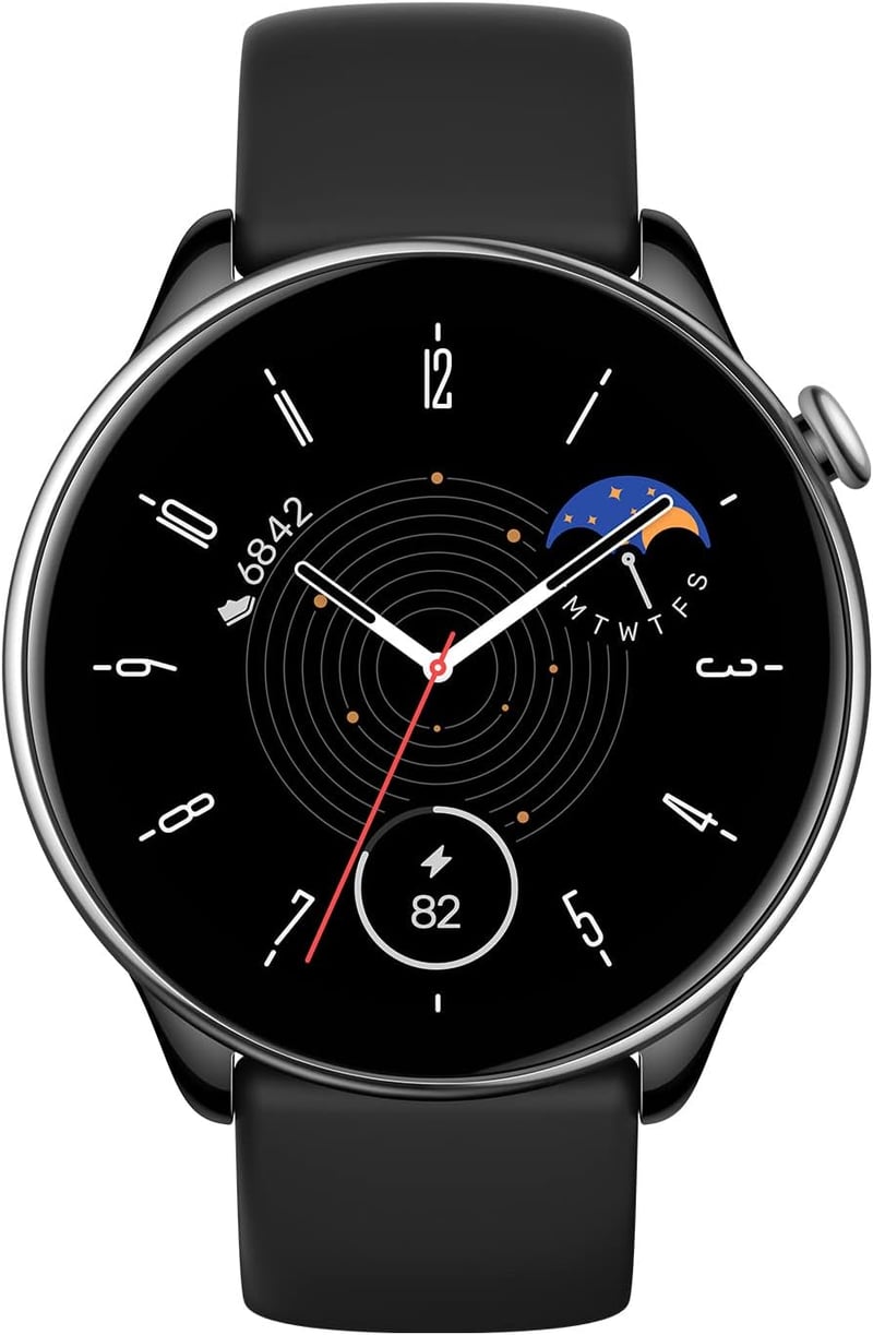Amazfit GTR Mini 43mm Okosóra GPS Pulzusmérővel, 120+ Sportmód, 14 Napos Akkumulátor - black, GTR Mini