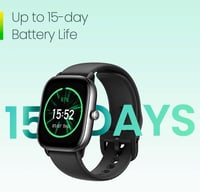 Amazfit GTS 4 Mini Okosóra Véroxigén és Pulzusmérés 120+ Sportmód 5ATM - Mint Blue, GTS 4 Mini 4