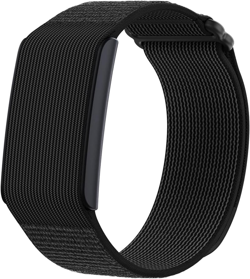 Amazfit Helio Strap okosóra fitnesz tracker, pulzusmérés, 10 napos akkumulátor, 50+ sportmód - fekete
