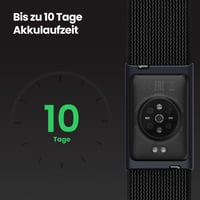 Amazfit Helio Strap okosóra fitnesz tracker, pulzusmérés, 10 napos akkumulátor, 50+ sportmód - fekete 5