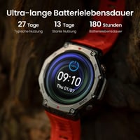 Inteligentné hodinky Amazfit T-Rex 3 Outdoor, 48 mm AMOLED displej, offline mapy a navigácia, dvojpásmové GPS, 27-dňová výdrž batérie, NFC platby, 170+ športových režimov 4