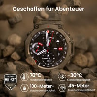 Inteligentné hodinky Amazfit T-Rex 3 Outdoor, 48 mm AMOLED displej, offline mapy a navigácia, dvojpásmové GPS, 27-dňová výdrž batérie, NFC platby, 170+ športových režimov 7