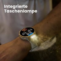 Ceas inteligent de exterior Amazfit T-Rex 3 Pro, 44 mm, ecran AMOLED cu safir, lanternă, ramă din titan, GPS dual-band, hărți offline, autonomie 17 zile, 10 ATM, 180+ moduri sport, negru 5