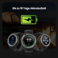 Inteligentné hodinky Amazfit T-Rex Pro 2024, čierne, 48 mm – GPS, vojenská certifikácia — chybné, čiastočne funkčné: Nabíjajú sa (stav: pozri 2. obrázok) 7
