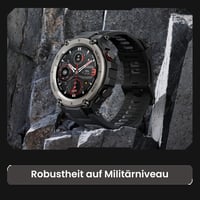 Inteligentné hodinky Amazfit T-Rex Pro 2024, čierne, 48 mm – GPS, vojenská certifikácia — chybné, čiastočne funkčné: Nabíjajú sa (stav: pozri 2. obrázok) 5