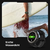 Inteligentné hodinky Amazfit T-Rex Pro 2024, čierne, 48 mm – GPS, vojenská certifikácia — chybné, čiastočne funkčné: Nabíjajú sa (stav: pozri 2. obrázok) 8