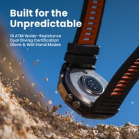 Amazfit T-Rex Ultra 2 GPS Okosóra Titán, 1,5" AMOLED Kijelző, 30 Napos Akkumulátor 6