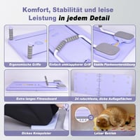 AMAZINGHOME Pilates Board Automatikus Visszapattanással - Összecsukható Tornaszőnyeg Térdfedéssel 3