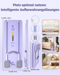 AMAZINGHOME Pilates Board Automatikus Visszapattanással - Összecsukható Tornaszőnyeg Térdfedéssel 4