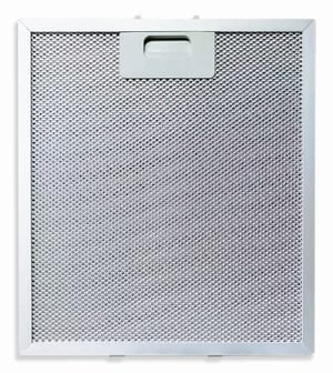 Hliníkový tukový filter do digestora Amazinpure 320x260 mm – Ariston, Belling, Candy, Hoover, Hotpoint – Ohnutý (stav: pozri 2. obrázok)