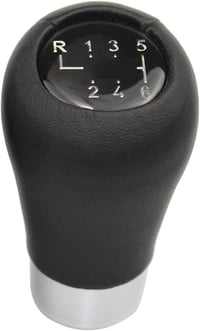 Amazleer 6 Sebességes Váltógomb – Fekete, Univerzális BMW-hez (1, 3, 5, 6 Sorozat, X1, X3, X5, E60–E84) 1
