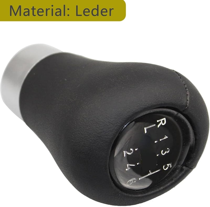 Amazleer 6 Sebességes Váltógomb – Fekete, Univerzális BMW-hez (1, 3, 5, 6 Sorozat, X1, X3, X5, E60–E84)