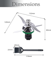 Amazleer Thermomix TM5/TM6 rozsdamentes acél cserepenge tisztítókefével - ezüst 2