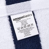 Amazon Basics 100% bavlnená plážová osuška a osuška k bazénu, 76 x 152 cm, 2 ks, froté materiál 3