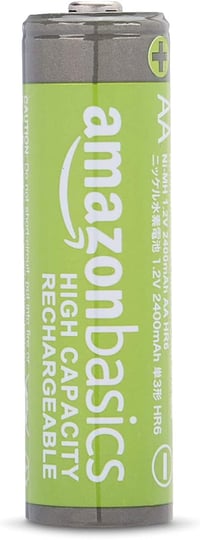 Amazon Basics 12 db 2400mAh AA NiMH Akkumulátor Újratölthető 400x - 12 pcs., AA 2