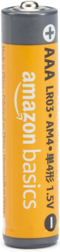 Amazon Basics AAA alkáli elem, 1,5 V, 10 éves eltarthatóság - 12 db 2