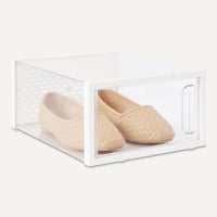 Amazon Basics sada 12 malých priehľadných stohovateľných skladacích boxov na topánky 3