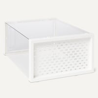 Amazon Basics sada 12 malých priehľadných stohovateľných skladacích boxov na topánky 4