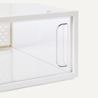 Amazon Basics 12 kom. sklopivih kutija za cipele koje se mogu slagati jedna na drugu, veličina M, prozirne 4