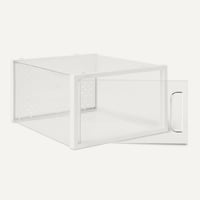 Amazon Basics 12 kom. sklopivih kutija za cipele koje se mogu slagati jedna na drugu, veličina M, prozirne 3