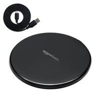 Bezdrôtová nabíjacia podložka Amazon Basics 15W s certifikáciou Qi – pre iPhone 16/15/14/13/12/11/X, Samsung Galaxy – s USB káblom, čierna 1
