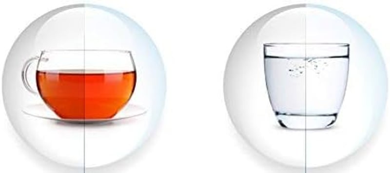Amazon Basics 2,3L Vízszűrő Kancsó BPA Mentes Fekete + Szűrőbetét - Black