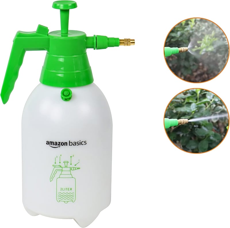 Amazon Basics 2 Literes Nyomásos Permetezőflakon Zárolható Triggerrel