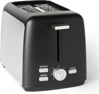 Amazon Basics 2 szeletes kenyérpirító 7 fokozatú pirítással, 800W, fekete 1