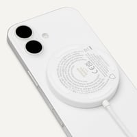 Bezdrôtová nabíjacia podložka Amazon Basics 25W Qi2.2 MagSafe, kompatibilná s iPhone 17/16/15/14/13/12 a Android, 1,5 m kábel, biela 3