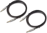 Amazon Basics 2db 3,5mm Aux Kábel Sztereó Hangszóróhoz, 1,2m, Fekete-Szürke 6
