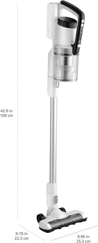 Amazon Basics 2in1 Vezeték Nélküli Porszívó 150W DC Motor Fehér-Fekete 7