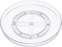 Amazon Basics 2x Forgó Tárológép Átlátszó 30cm Forgatható Szervezőtálca - Durchmesser: 30,5 cm; 2 Stück 1