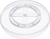 Amazon Basics 2x Forgó Tárológép Átlátszó 30cm Forgatható Szervezőtálca - Durchmesser: 30,5 cm; 2 Stück 4