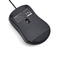 Mouse cu fir Amazon Basics cu 3 butoane, USB - Silențios, Negru - Dimensiune standard 2