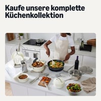 Amazon Basics 3 részes kerámia tapadásmentes serpenyő készlet, minden tűzhelyhez, mosogatógépben mosható, elefántcsont színű 6