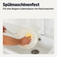 Set de 3 tigăi antiaderente din ceramică Amazon Basics, compatibile cu toate plitele, lavabile în mașina de spălat vase, gri in 4