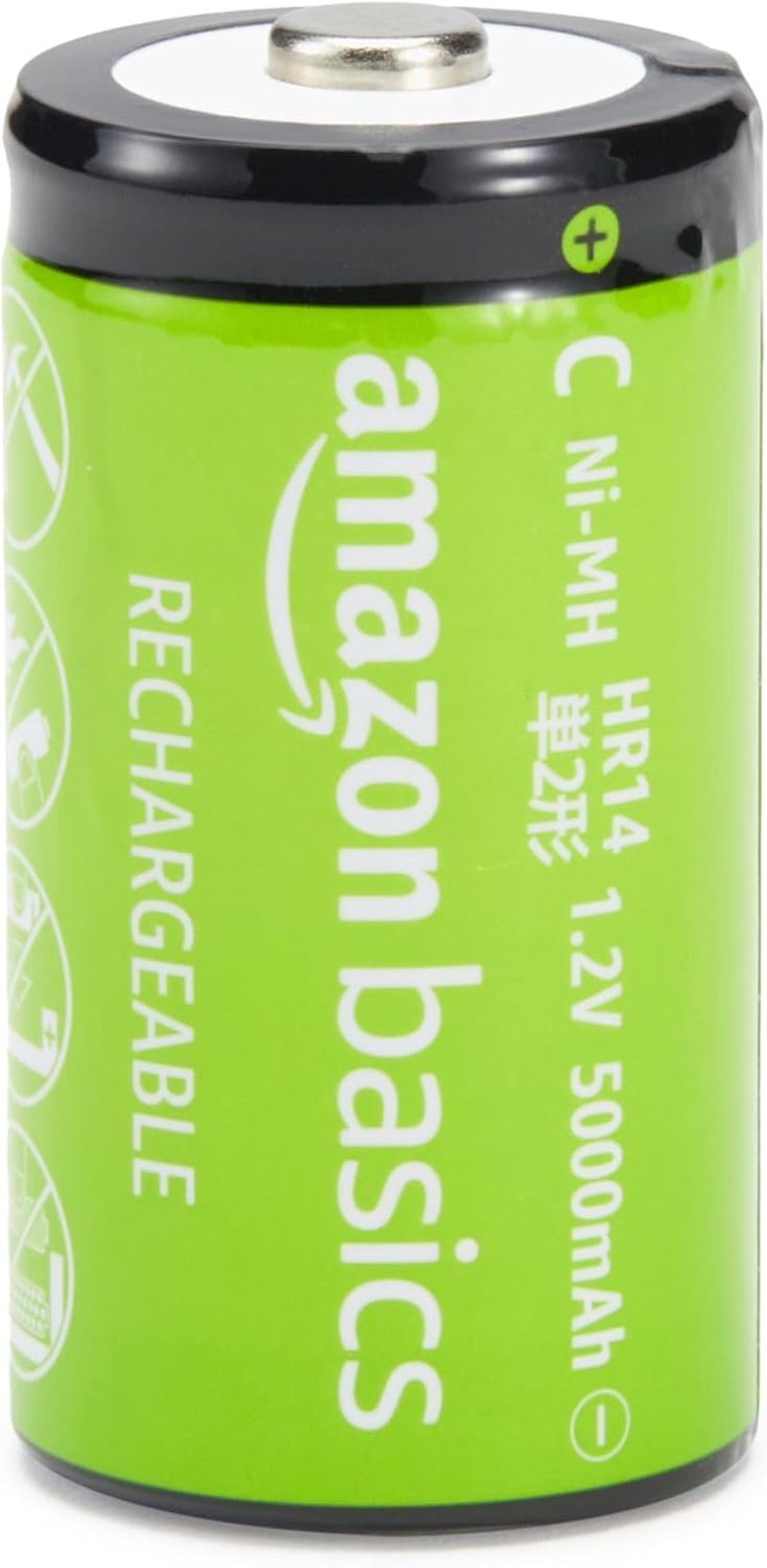 Amazon Basics 4db C típusú NiMH akkumulátor 5000mAh 1000x töltöttö