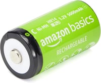 Amazon Basics 4db C típusú NiMH akkumulátor 5000mAh 1000x töltöttö 3