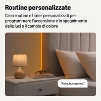Inteligentný LED pásik Amazon Basics 5 m RGBW, Wi-Fi 2,4 GHz, kompatibilný s Alexa, viacfarebné osvetlenie 5